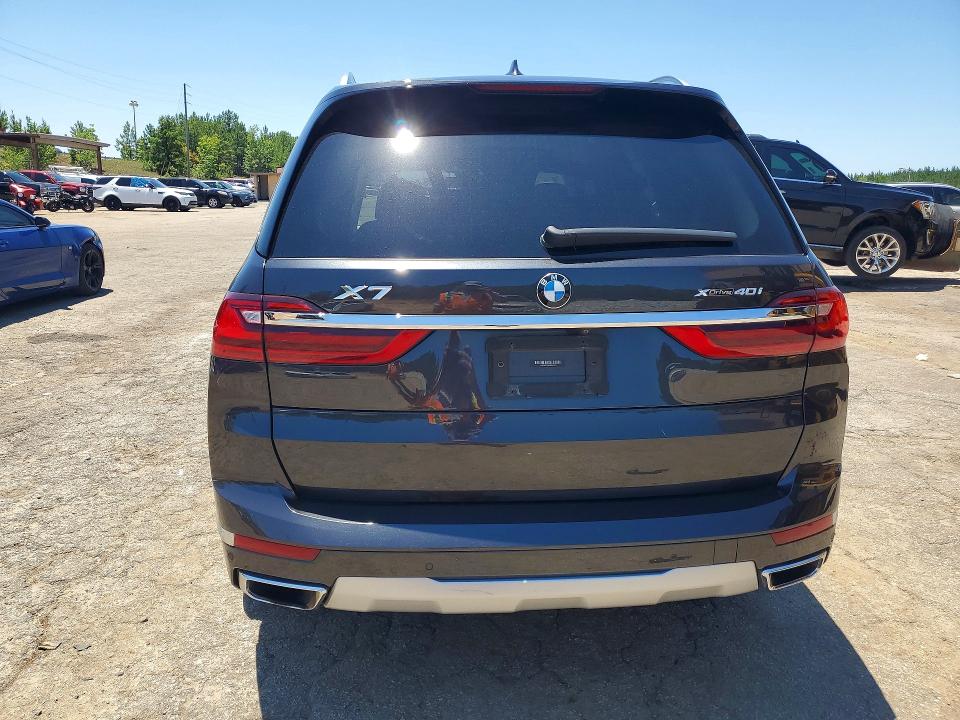 2020 BMW X7 VIN 5UXCW2C01L9B59193 COPART salvage auction — FRONT END, SC - CERT OF TITLE-SALVAGE, sold $18,300 on 2026-07-10 (photo 6)