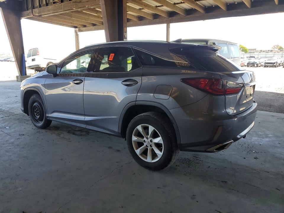 2017 Lexus Rx 350 VIN 2T2BZMCA5HC133196 COPART salvage auction — FRONT END, Ca - Salvage Certificate, sold $9,100 on 2026-07-02 (photo 2)
