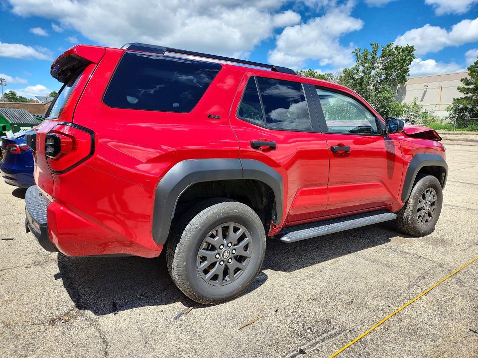 2025 Toyota 4runner VIN JTEVA5BR3S5030753 COPART salvage auction — FRONT END, IL - JUNKING CERT OF A VEHICLE, sold $13,700 on 2026-07-20 (photo 3)