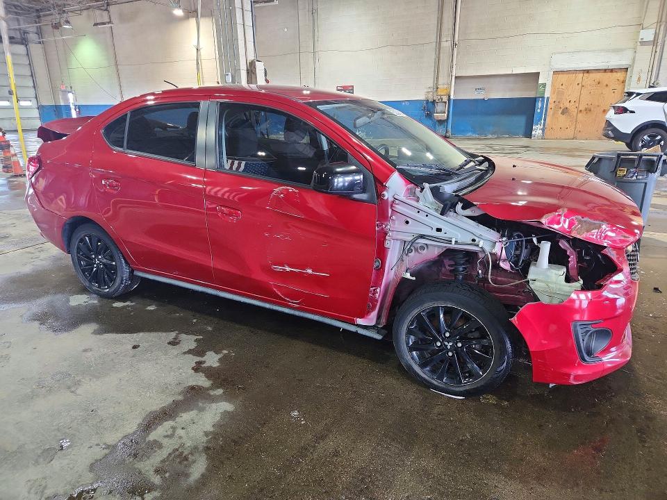 2020 Mitsubishi Mirage VIN ML32F4FJ3LHF08764 COPART salvage auction — FRONT END, Tx - Certificate Of Title, sold $1,350 on 2026-07-07 (photo 4)