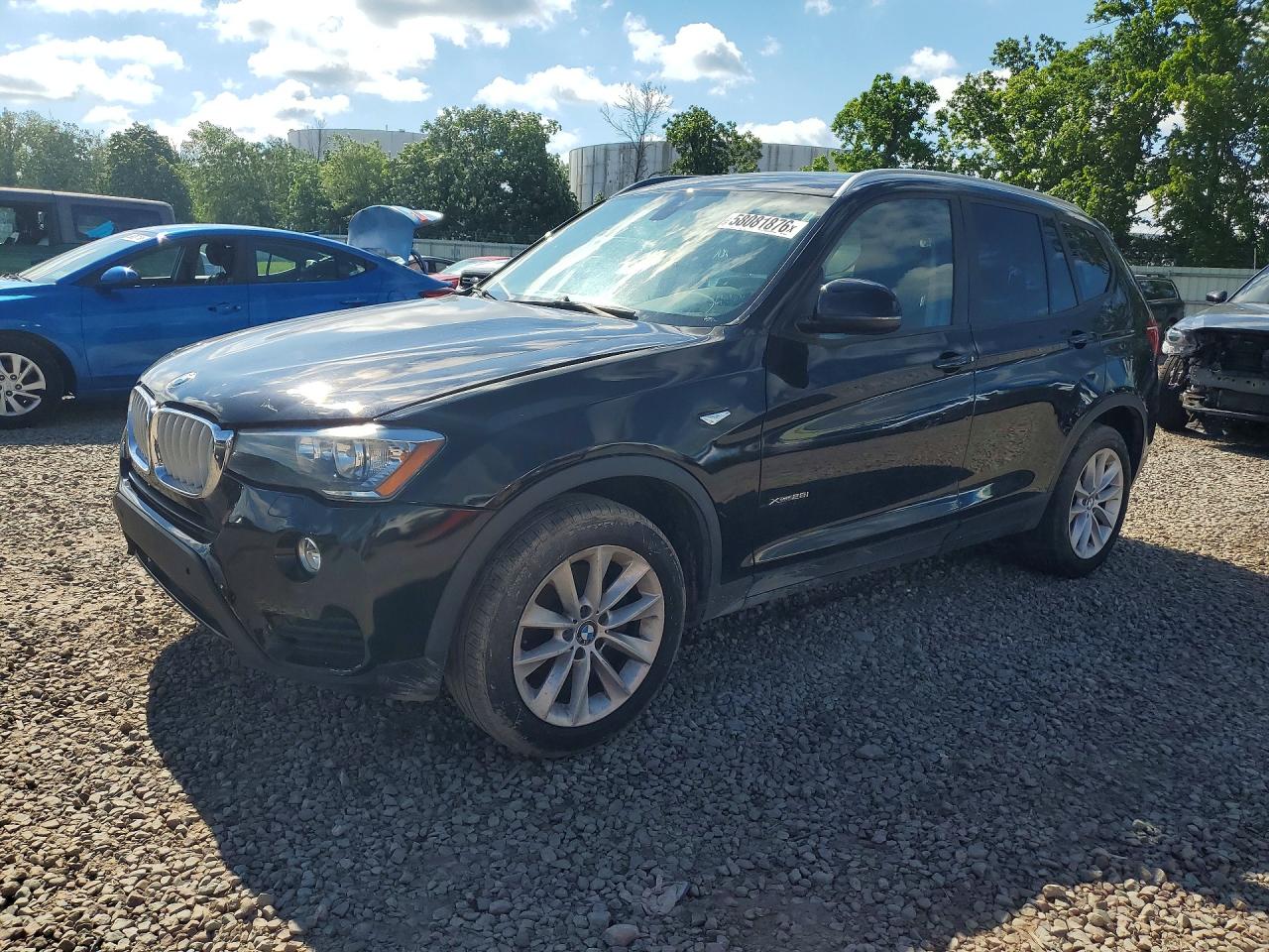 2017 BMW X3 VIN 5UXWX9C51H0D99287 COPART salvage auction — Mechanical, NY - CERTIFICATE OF TITLE, sold $4,350 on 2026-07-01 (photo 1)