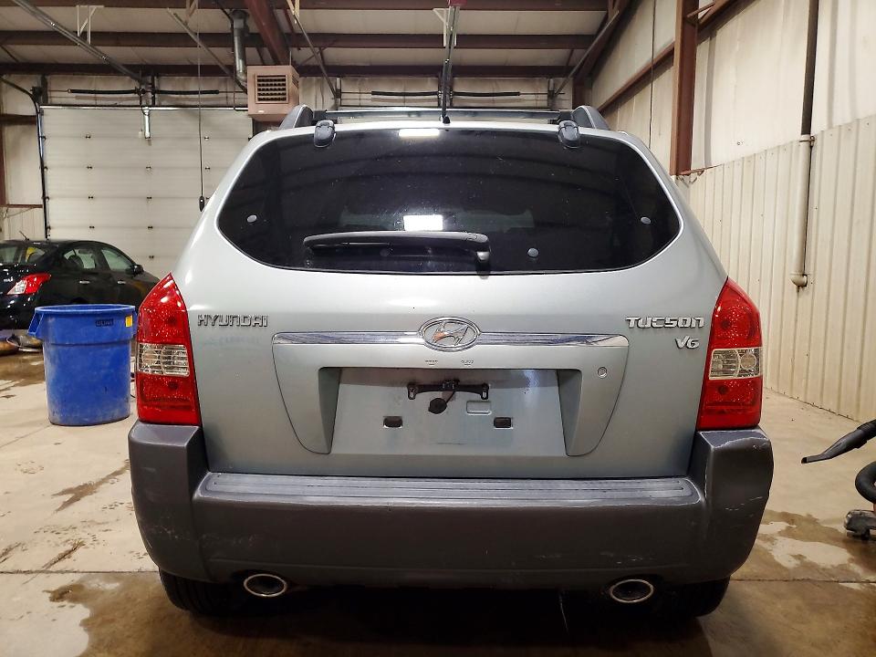 2006 Hyundai Tucson VIN KM8JN12D86U271929 COPART salvage auction — FRONT END, Pa - Certificate Of Salvage, sold $1,100 on 2026-07-24 (photo 6)