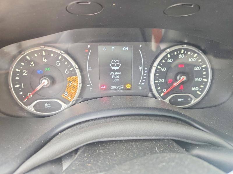 2023 Jeep VIN ZACNJDB12PPP55930 COPART salvage auction — FRONT END, Tx - Salvage Vehicle Title, sold $3,500 on 2026-08-07 (photo 9)