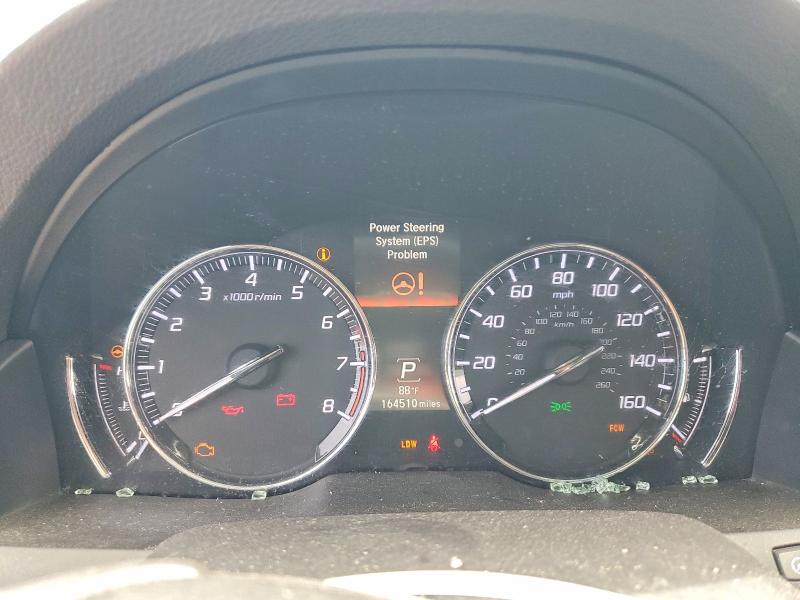 2014 Acura RLX VIN JH4KC1F36EC004808 COPART salvage auction — FRONT END, Ca - Salvage Certificate, sold $800 on 2026-07-07 (photo 9)