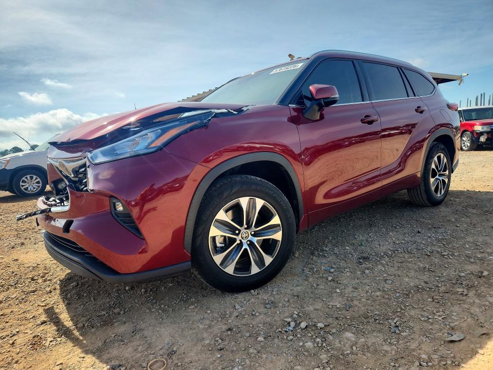 2020 Toyota VIN 5TDGZRAH4LS506140 COPART salvage auction — FRONT END, Al - Cert Of Title-Salvage Title, sold $7,700 on 2026-07-29 (photo 1)