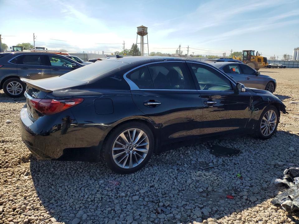 2018 Infiniti VIN JN1EV7AP2JM357012 COPART salvage auction — FRONT END, IL - SALVAGE CERTIFICATE, sold $2,750 on 2026-07-24 (photo 3)