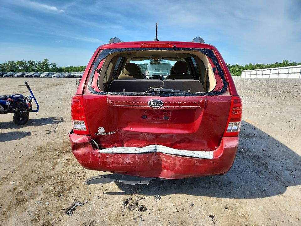 2011 Kia SEDONA VIN KNDMG4C71B6374923 COPART salvage auction — FRONT END, VA - CERT OF TITLE - SALVAGE, sold $475 on 2026-07-08 (photo 6)
