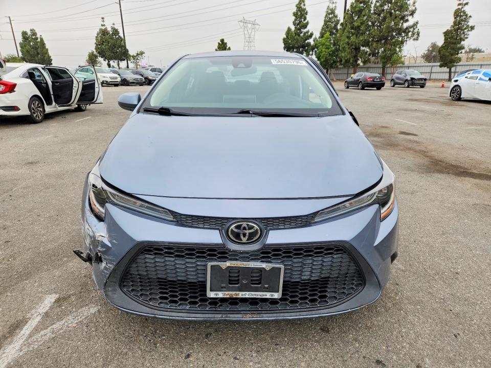 2020 Toyota Corolla VIN 5YFEPRAE9LP049868 COPART salvage auction — SIDE, CA - SALVAGE CERTIFICATE, sold $150 on 2026-07-21 (photo 5)