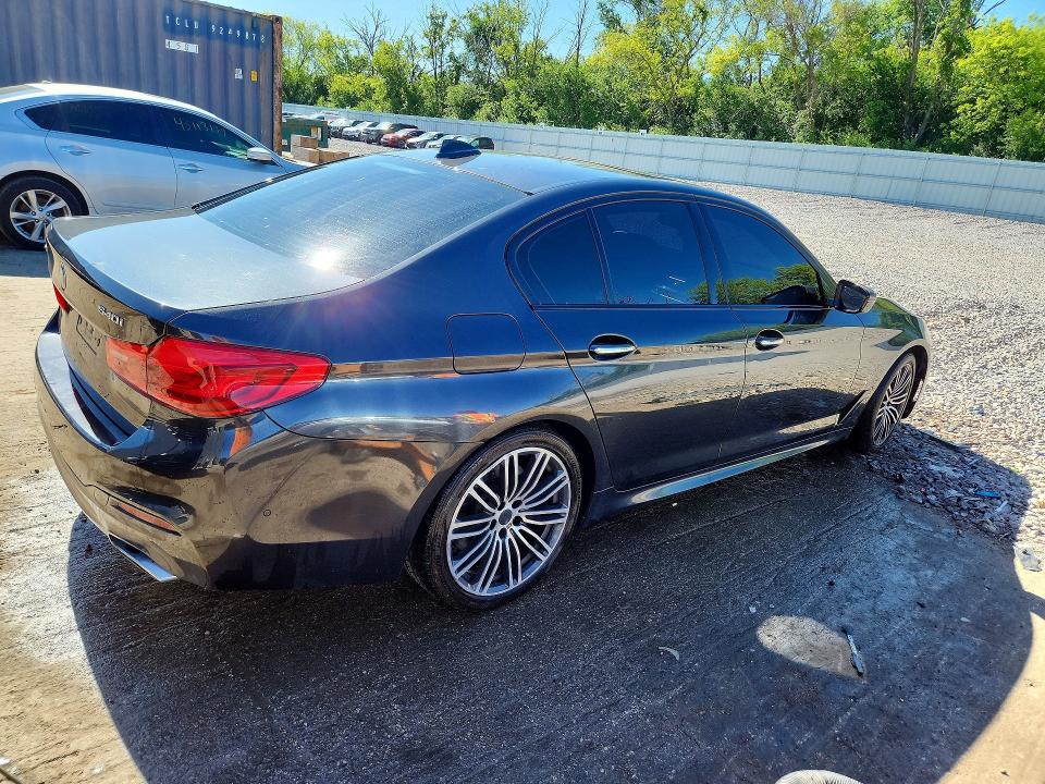2017 BMW 5er VIN WBAJE7C35HWA03408 COPART salvage auction — FRONT END, Wi - Certificate Of Title, sold $8,000 on 2026-08-03 (photo 3)