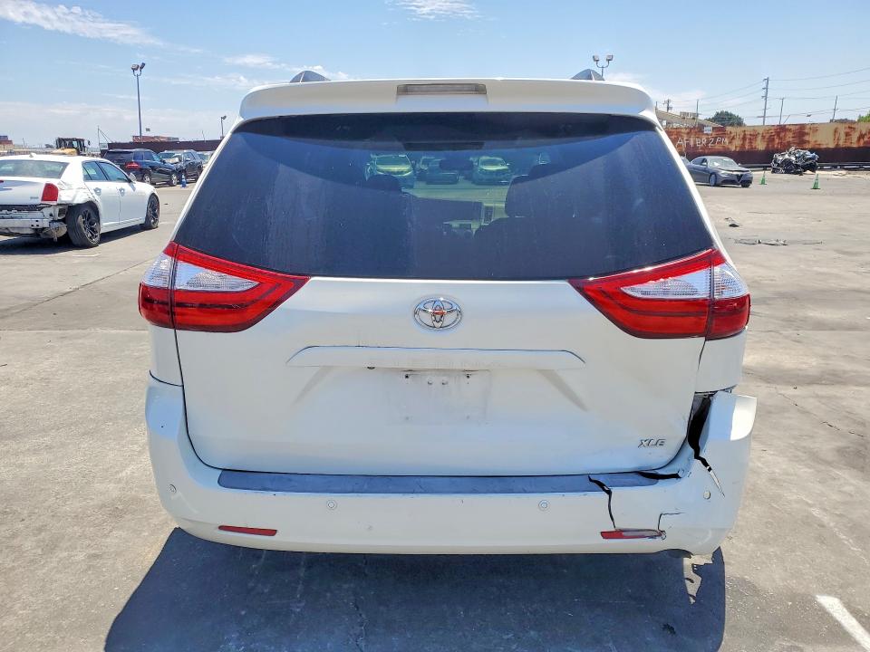 2015 Toyota VIN 5TDYK3DC9FS541444 COPART salvage auction — REAR END, Ca - Salvage Certificate, sold $7,400 on 2026-07-22 (photo 6)