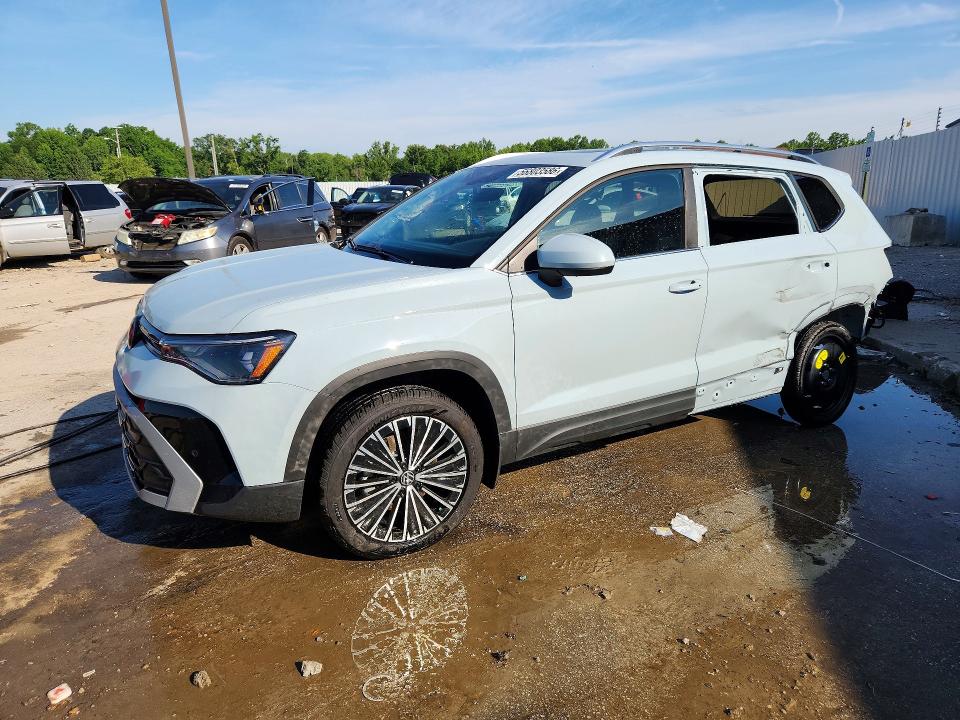2025 Volkswagen Taos VIN 3VVEC7B28SM089242 COPART salvage auction — SIDE, Ky - Cert Of Title-Salvage, sold $13,600 on 2026-09-10 (photo 1)