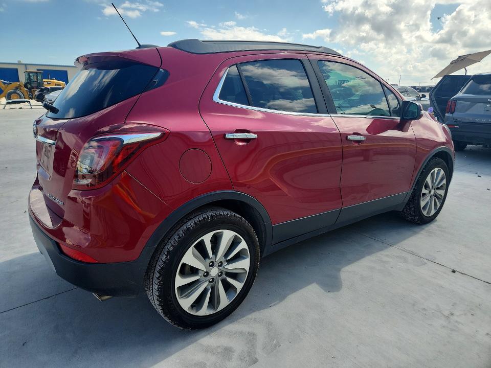 2018 Buick Encore VIN KL4CJASB2JB665559 COPART salvage auction — HAIL, Tx - Certificate Of Title, sold $5,000 on 2026-07-31 (photo 3)