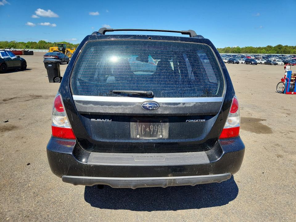 2007 Subaru Forester VIN JF1SG65677H714505 COPART salvage auction — FRONT END, NY - MV-907A SALVAGE CERTIFICATE, sold $375 on 2026-07-20 (photo 6)
