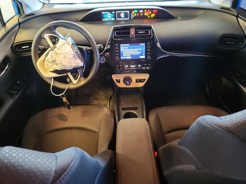 2021 Toyota Prius VIN JTDKAMFU8M3148053 COPART salvage auction — FRONT END, Ca - Salvage Certificate, sold $3,100 on 2026-07-02 (photo 8)