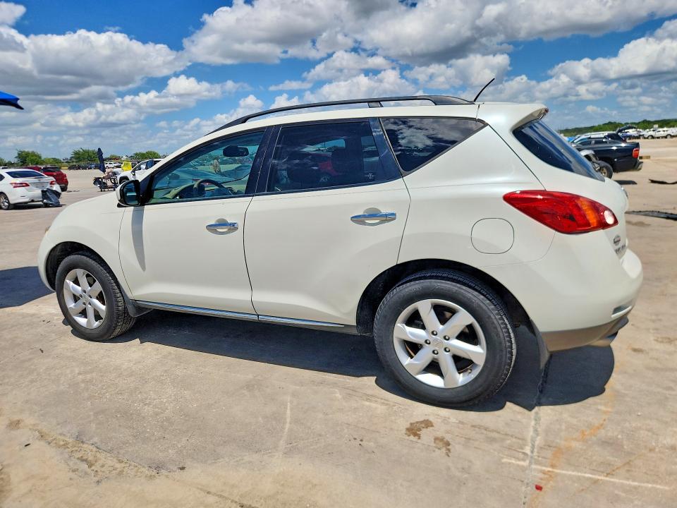 2009 Nissan Murano VIN JN8AZ18U69W028424 COPART salvage auction — FRONT END, Tx - Salvage Vehicle Title, sold $1,300 on 2026-07-30 (photo 2)