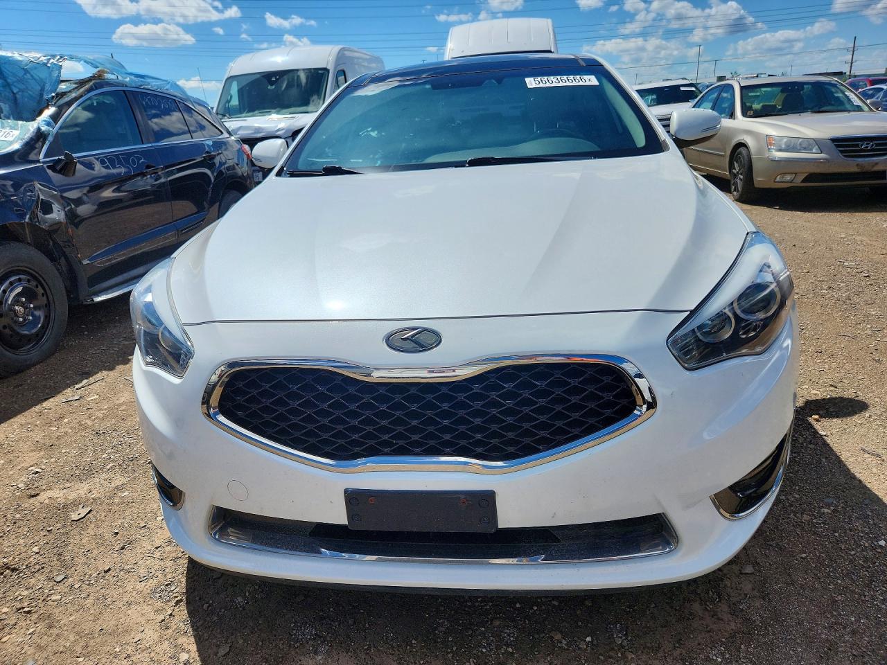2014 Kia Cadenza VIN KNALN4D78E5149356 COPART salvage auction — Rear End, IL - SALVAGE CERTIFICATE, sold $2,800 on 2026-07-09 (photo 5)