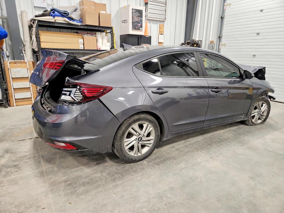 2020 Hyundai Elantra VIN KMHD84LF9LU912247 COPART salvage auction — FRONT END, ON - PERMIT SALVAGE, sold $850 on 2026-07-14 (photo 3)