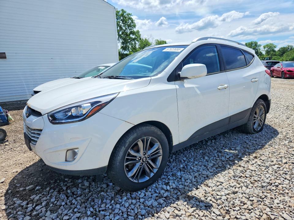 2014 Hyundai VIN KM8JUCAG6EU875388 COPART salvage auction — NORMAL WEAR, Oh - Certificate Of Title, sold $925 on 2026-07-08 (photo 1)