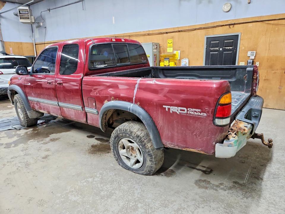 2000 Toyota Tundra VIN 5TBBT4412YS037336 COPART salvage auction — MECHANICAL, Mi - Dealer Only Clean Title, sold $100 on 2026-07-29 (photo 2)