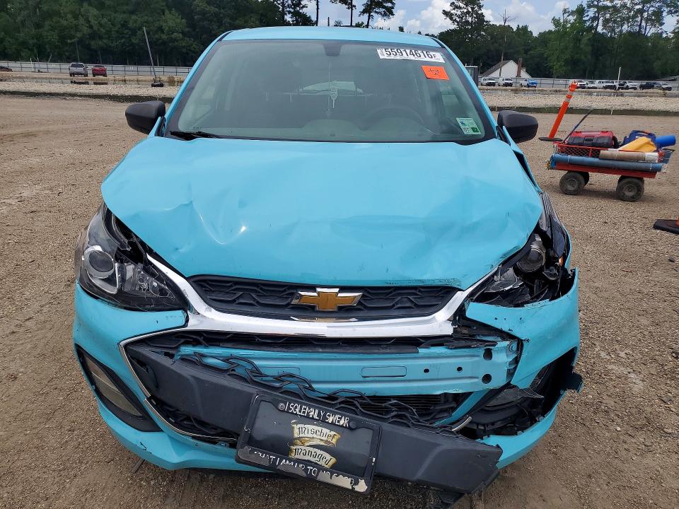 2022 Chevrolet Spark VIN KL8CB6SA7NC036718 COPART salvage auction — FRONT END, La - Cert Of Title-Salvage, sold $125 on 2026-07-21 (photo 5)