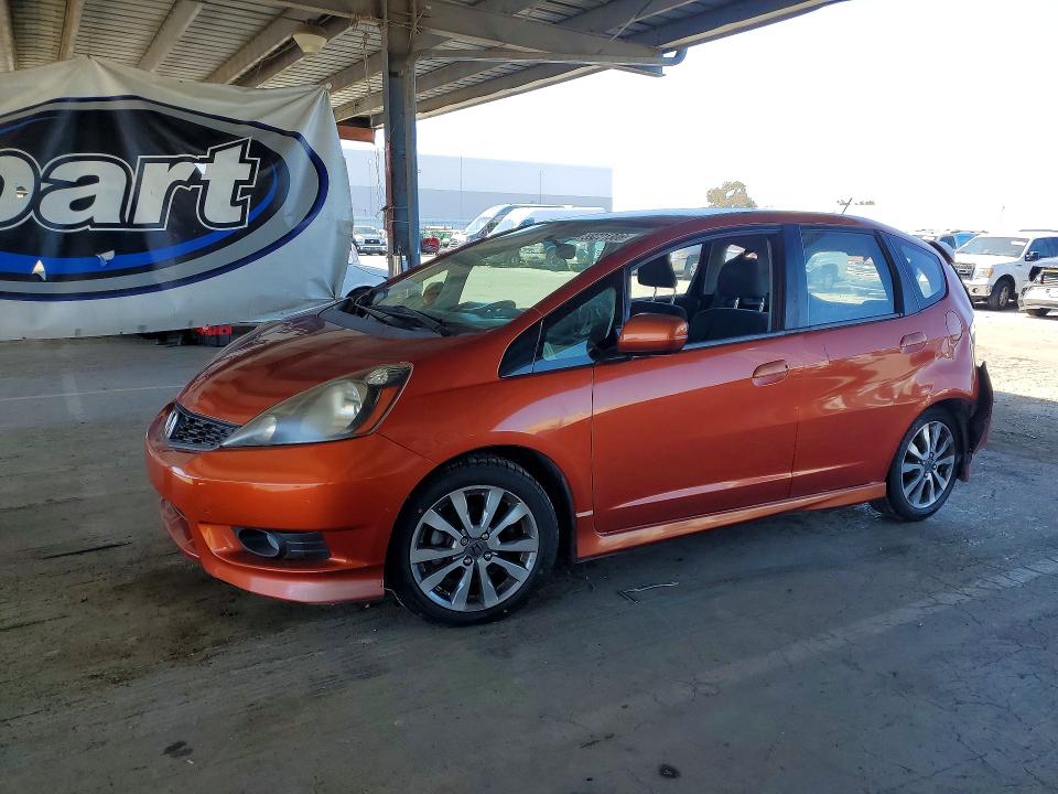 2012 Honda Fit VIN JHMGE8H68CC017508 COPART salvage auction — REAR END, Ca - Salvage Certificate, sold $1,300 on 2026-07-14 (photo 1)