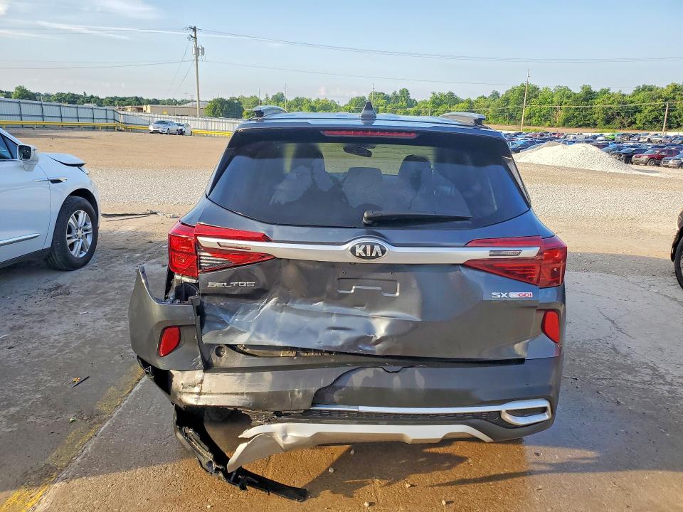 2021 Kia Seltos VIN KNDETCA25M7175016 COPART salvage auction — REAR END, Ky - Cert Of Title-Salvage, sold $3,300 on 2026-07-08 (photo 6)