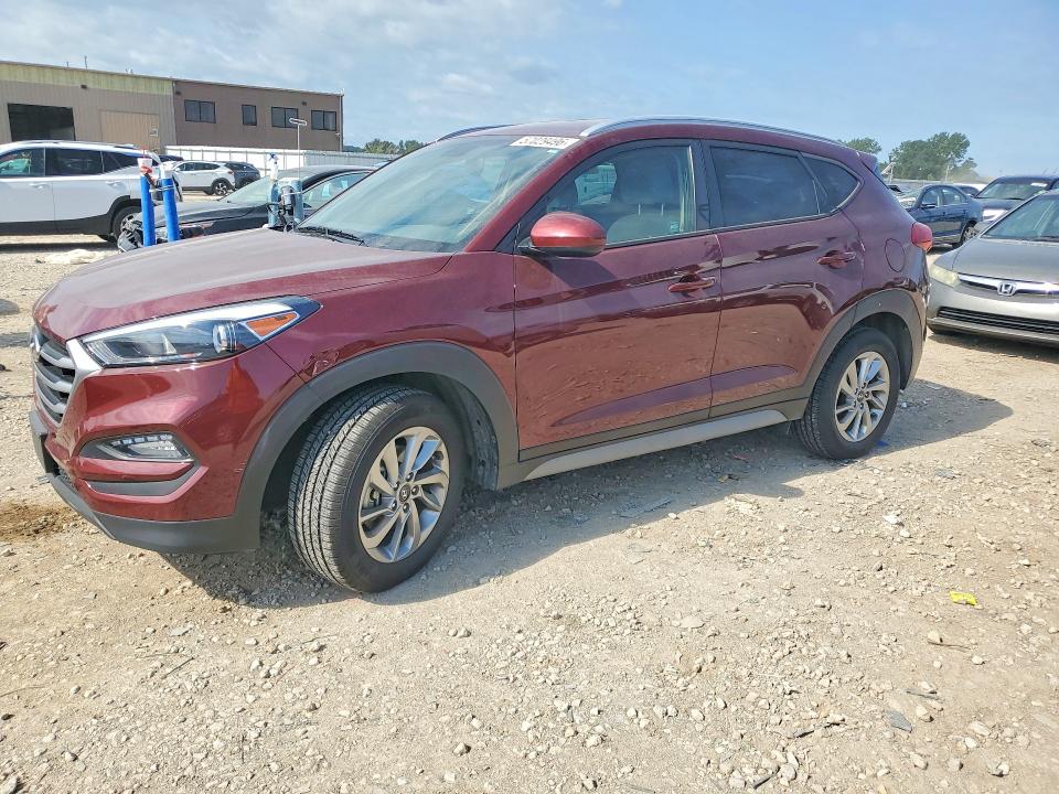 2018 Hyundai Tucson VIN KM8J33A41JU608680 COPART salvage auction — SIDE, Ks - Cert Of Title-Salvage, sold $3,400 on 2026-07-16 (photo 1)