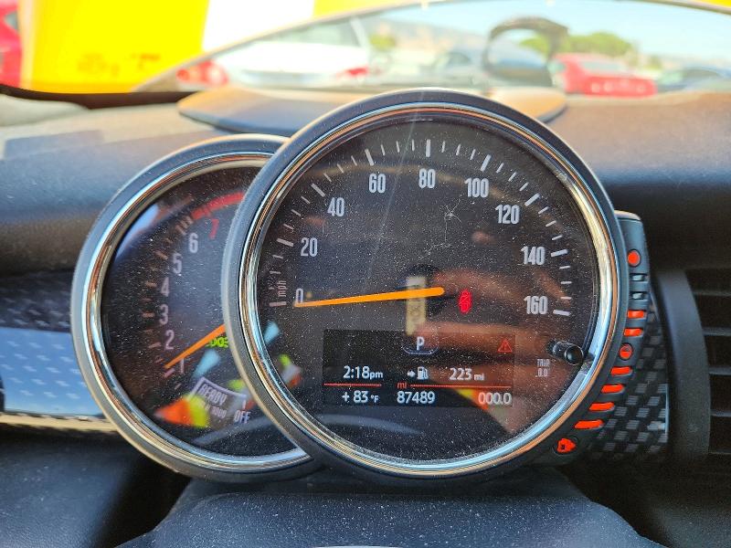 2014 Mini VIN WMWXM7C52ET987349 COPART salvage auction — FRONT END, Ca - Salvage Certificate, sold $925 on 2026-07-16 (photo 9)
