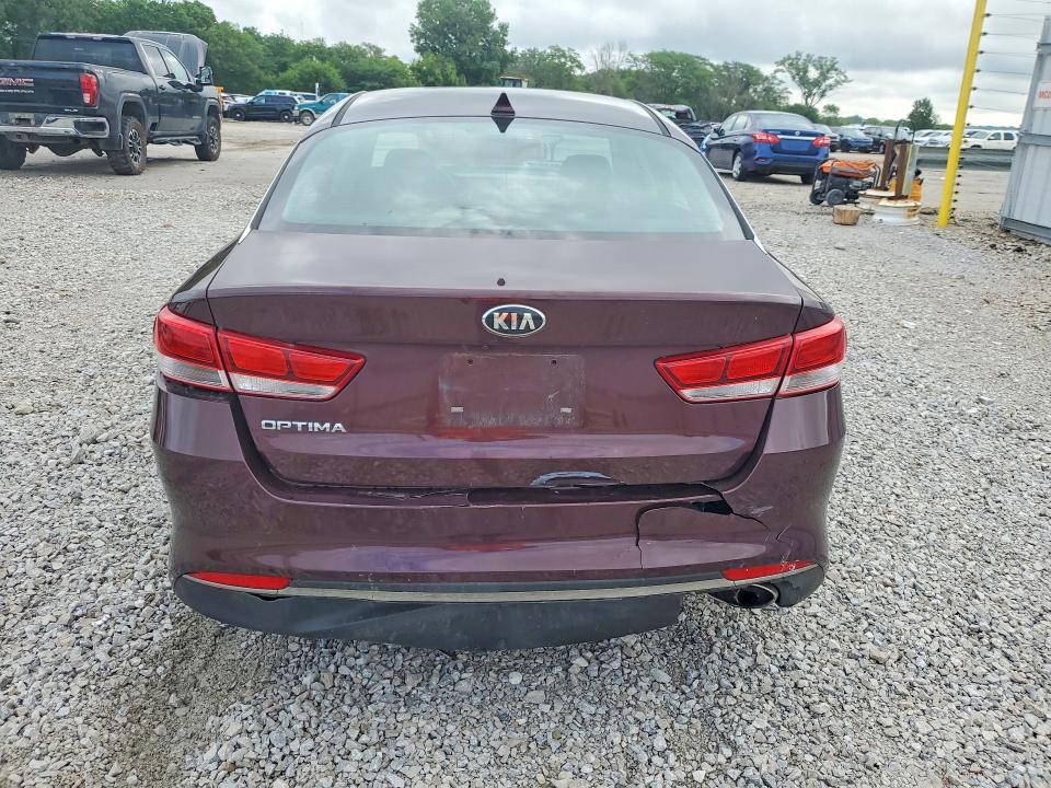 2017 Kia VIN 5XXGT4L34HG155227 COPART salvage auction — FRONT END, Ia - Cert Of Title-Salvage Title, sold $2,150 on 2026-07-17 (photo 6)