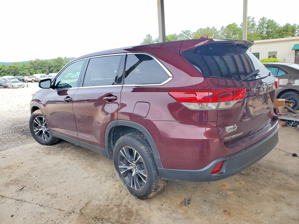 2019 Toyota VIN 5TDZZRFH0KS363543 COPART salvage auction — FRONT END, Al - Cert Of Title-Salvage Title, sold $7,800 on 2026-07-07 (photo 2)