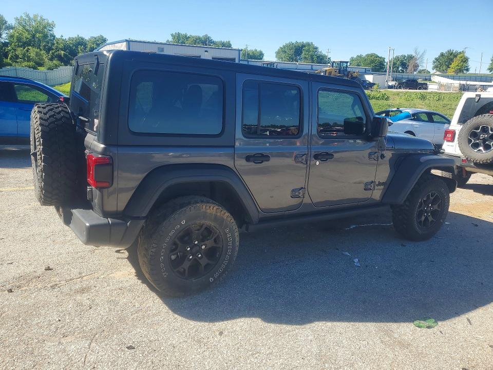 2021 Jeep Wrangler unlimited VIN 1C4HJXDN6MW617890 COPART salvage auction — NORMAL WEAR, Mo - Certificate Of Title, sold $19,900 on 2026-07-02 (photo 3)