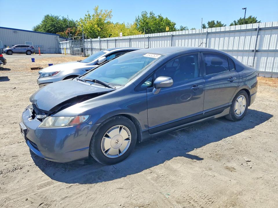 2007 Honda Civic hybrid VIN JHMFA36237S029264 — COPART salvage auction photo