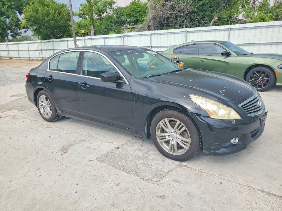 2011 Infiniti G25 VIN JN1DV6AP7BM600921 COPART salvage auction — WATER/FLOOD, TX - SALVAGE VEHICLE TITLE (P), sold $200 on 2026-07-07 (photo 4)