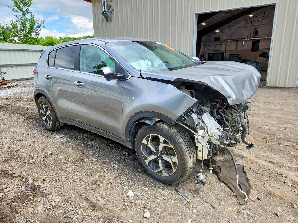 2020 Kia Sportage VIN KNDPMCAC2L7632300 COPART salvage auction — FRONT END, Vt - Cert Of Title-Salvage Vehicle, sold $350 on 2026-07-20 (photo 4)