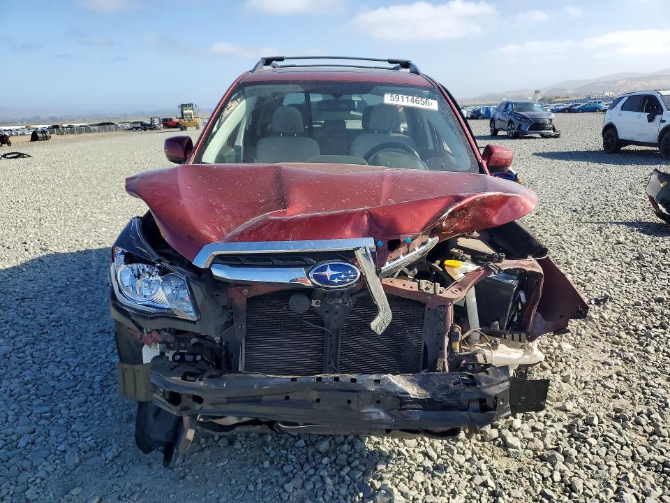 2017 Subaru Forester VIN JF2SJAEC8HH585763 COPART salvage auction — SIDE, Ca - Salvage Certificate, sold $1,350 on 2026-07-09 (photo 5)