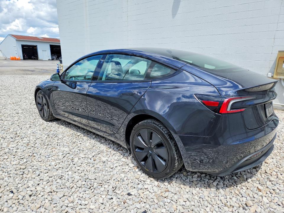 2024 Tesla Model 3 VIN 5YJ3E1EB7RF744692 COPART salvage auction — REAR END, Oh - Certificate Of Title, sold $22,000 on 2026-07-09 (photo 2)