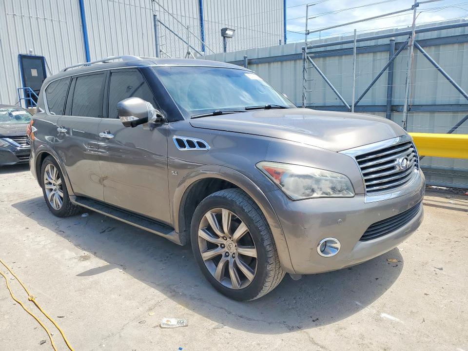 2014 Infiniti Qx80 VIN JN8AZ2NE8E9067060 COPART salvage auction — MINOR DENT/SCRATCHES, Ky - Certificate Of Title, sold $1,700 on 2026-07-29 (photo 4)
