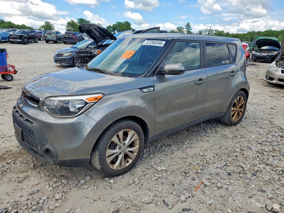 2015 Kia Soul VIN KNDJP3A56F7149962 COPART salvage auction — FRONT END, Ma - Certificate Of Title, sold $450 on 2026-07-15 (photo 1)