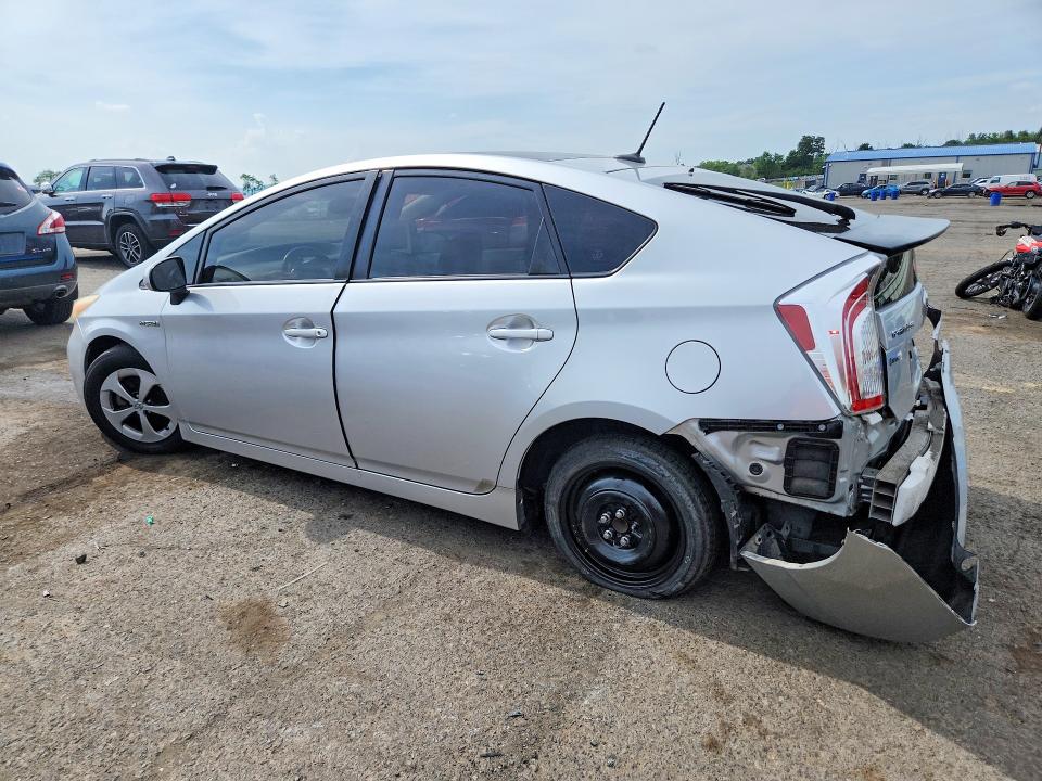 2014 Toyota Prius VIN JTDKN3DU7E1751428 COPART salvage auction — REAR END, PA - CERTIFICATE OF SALVAGE, sold $2,000 on 2026-07-31 (photo 2)