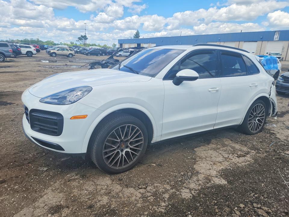 2023 Porsche Cayenne VIN WP1AA2AY8PDA01979 COPART salvage auction — REAR END, MI - CERTIFICATE OF TITLE, sold $34,000 on 2026-07-31 (photo 1)