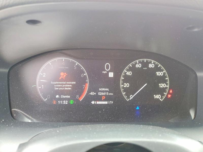 2024 Honda Hr-v VIN 3CZRZ1H56RM757251 COPART salvage auction — FRONT END, Ca - Salvage Certificate, sold $200 on 2026-07-31 (photo 9)