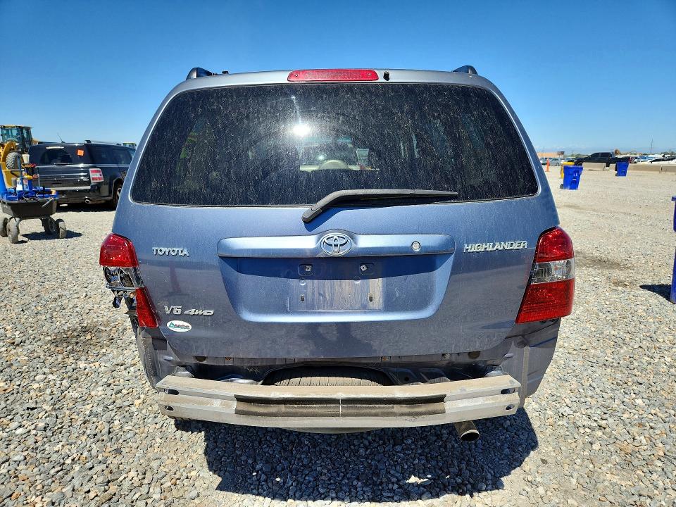 2006 Toyota Highlander VIN JTEHP21A760184276 COPART salvage auction — REAR END, Co - Public - Salvage Title, sold $1,050 on 2026-07-23 (photo 6)