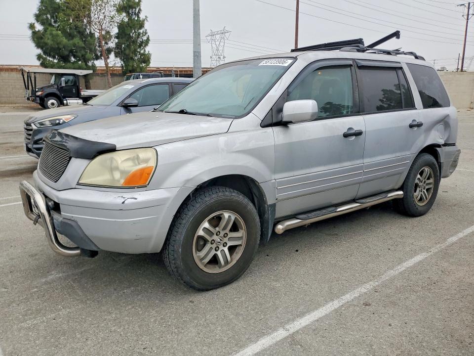 2004 Honda Pilot VIN 2HKYF18674H507793 COPART salvage auction — REAR END, Ca - Salvage Certificate, sold $425 on 2026-07-09 (photo 1)