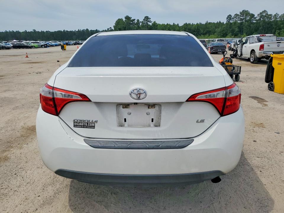 2016 Toyota Corolla VIN 5YFBURHE0GP507093 COPART salvage auction — FRONT END, Sc - Cert Of Title-Salvage, sold $1,950 on 2026-07-27 (photo 6)