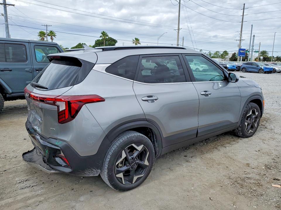 2024 Kia Seltos VIN KNDERCAA5R7595873 COPART salvage auction — REAR END, Va - Cert Of Title - Salvage, sold $1,550 on 2026-07-31 (photo 3)