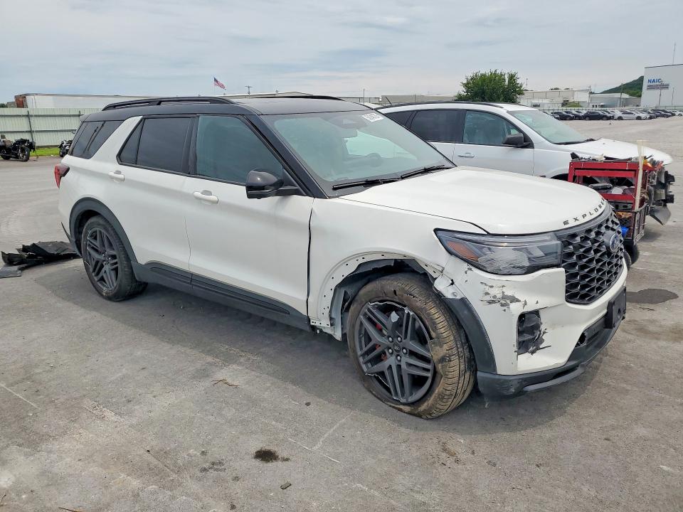 2025 Ford Explorer VIN 1FMWK8GC8SGC20639 COPART salvage auction — FRONT END, Ok - Cert Of Title-Salvage, sold $21,200 on 2026-08-21 (photo 4)