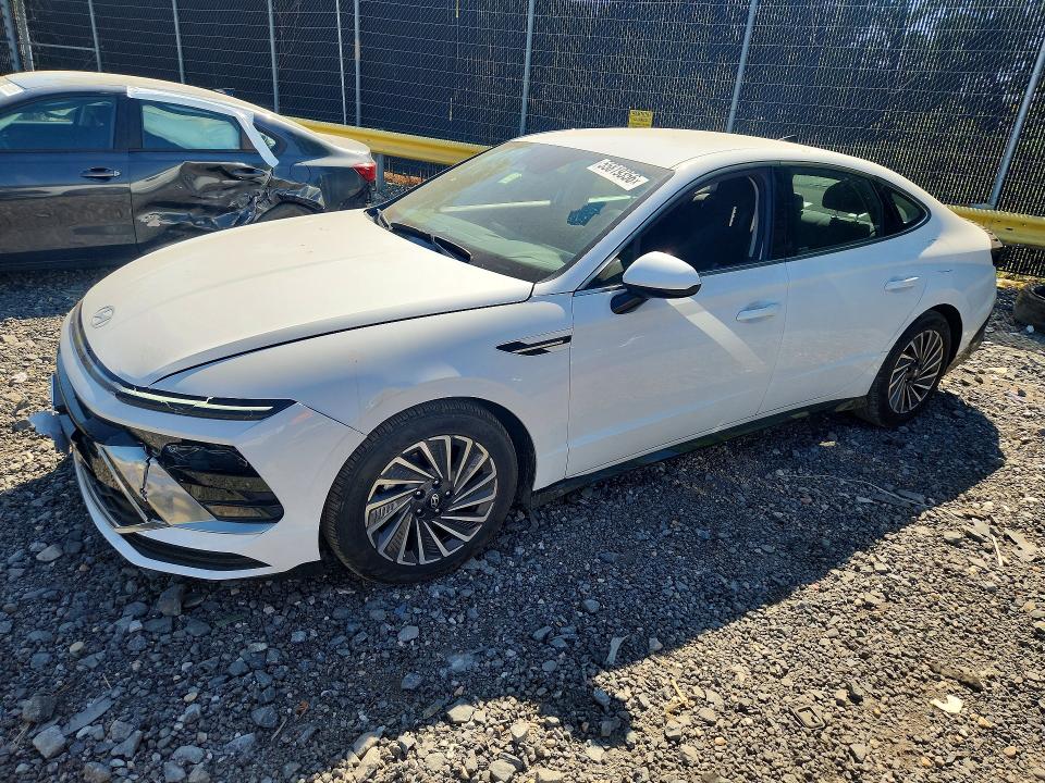 2025 Hyundai Sonata VIN KMHL34JJ1SA121499 COPART salvage auction — FRONT END, Md - Cert Of Salvage > 75% Damage, sold $11,800 on 2026-07-31 (photo 1)