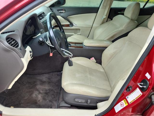 2010 Lexus Is 250 VIN JTHBF5C26A5114394 COPART salvage auction — SIDE, AL - CERT OF TITLE-SALVAGE TITLE, sold $1,200 on 2026-07-22 (photo 7)