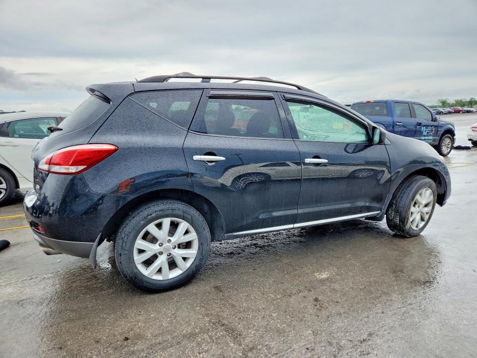 2012 Nissan Murano VIN JN8AZ1MU8CW100382 COPART salvage auction — ENGINE BURN, Tn - Salvage Certificate, sold $150 on 2026-07-13 (photo 3)