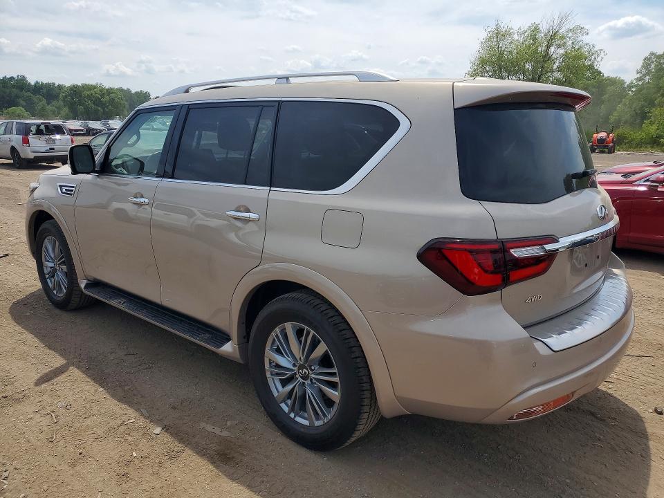 2023 Infiniti Qx80 VIN JN8AZ2AE7P9303173 COPART salvage auction — HAIL, Oh - Cert Of Title-Salvage, sold $25,250 on 2026-07-02 (photo 2)